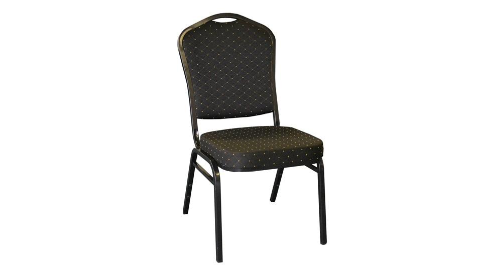 Stackable Chair - Fabric (Black)